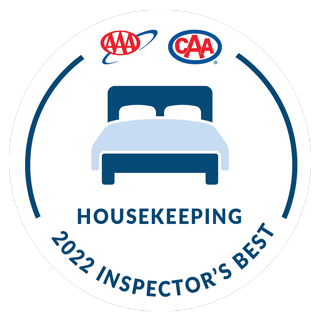 Image badge for the 2022 Inspector's Best Housekeeping award