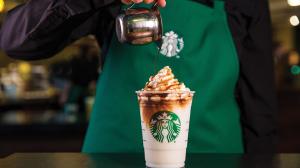Starbucks Barista preparing coffee
